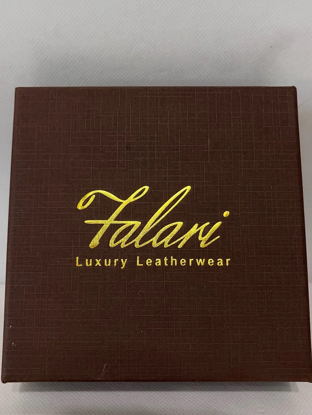 Falari Brown Leather Belt NWT